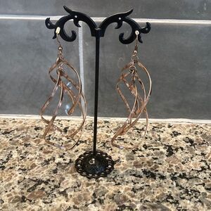 Large Copper earrings 
